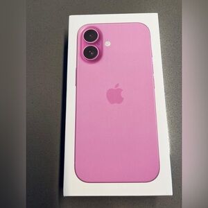 NEW Apple iPhone 16 Pink A3081 128GB Factory Unlocked - Closed Box
